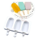 Molde Silicona Helado Paleta Lisa Grande Icepop  Belgrano