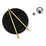 Pad Practicador De Bateria 15 Pulgadas + Baquetas