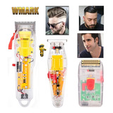 Kit 3 Maquina De Cabelo Wmark Ng108 Ng202 Ng987 Transparente