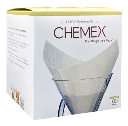 Filtros Chemex De 6 Tazas Original (100 Unidades)