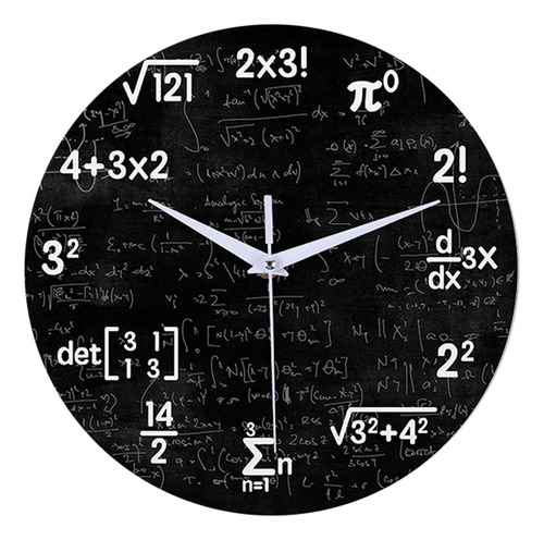 Reloj De Pared Math, Reloj De Matemáticas, Para Niños Math
