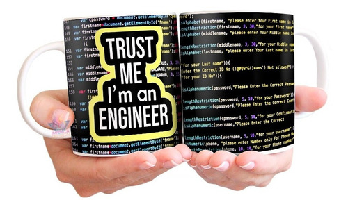 Taza Cerámica Geek Código Programador Ingeniero 