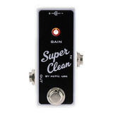 Pedal Super Clean Boost/buffer De Xotic Effects Para Ee. Uu., Con Nf-e, Color Blanco