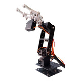 Brazo Robotico Metalico Con 4 Servos Mg995 Gripper Y Discos