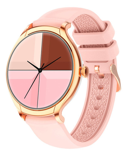 Smartwatch Colmi L10 Gold Para Mujer Salud Sport Notificador Color De La Caja Dorado Color De La Malla Rosa Color Del Bisel Dorado