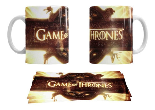 Taza Game Of Thrones Tv Show / Cerámica 330 Ml.