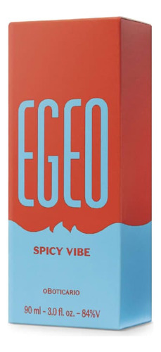 Colônia  Egeo Spicy Vibe  Boticário - 90ml