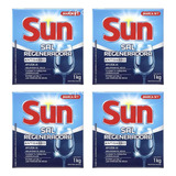 Sun Sal Regeneradora Antisarro Para Lavavajilla 4 X 1 Kg