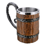 Tarro Copa Vikingo Nordico Thor Cerveza Vino 500 Ml 