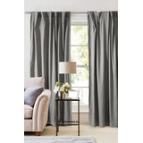 Juego Cortinas Ambiente Tusor Living Dormitorio Jean Cartier