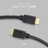 Cable Hdmi A Hdmi Linx Plus 250 / 5mt + High Speed 10.2 Gbps