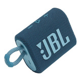 Bocina Jbl Go 3 Portátil Con Bluetooth Waterproof Blue 