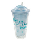 Vaso Acrilico Yelena Celeste Topsoc