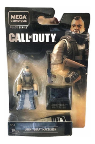 Figura Call Of Duty Jhon Soap Black Series Megaconstrux  161