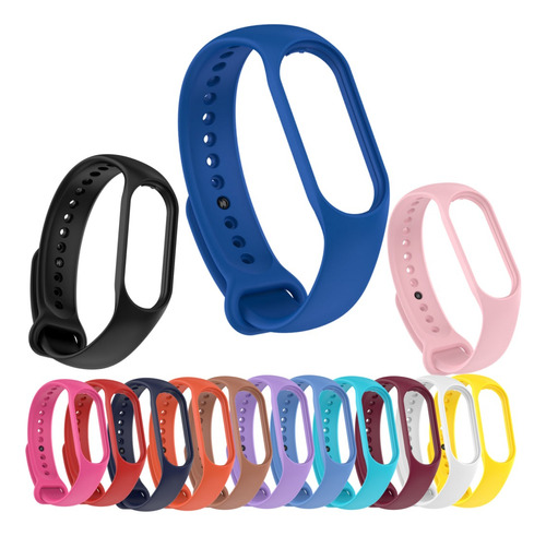 Pack 3 Correa Pulsera Para Xiaomi Band 4 5 6 7 Ideal Regalo