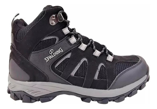 Zapatilla Botín Spalding Hombre Outdoor Negras Con Plomo 