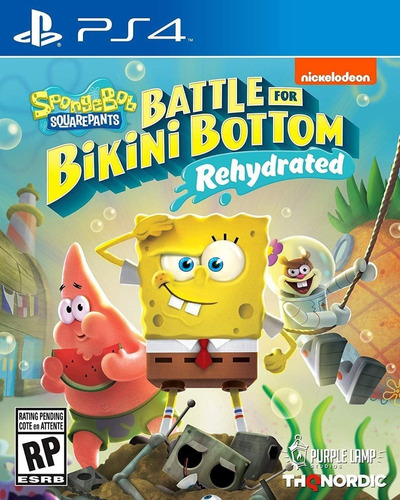 Bob Esponja Battle For Bikini Bottom Rehydrated Para Ps4