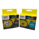 Pack Tintas Compatible Canon 145xl 20ml  Y  146xl 20ml 