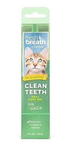 Fresh Breaath  Gel Dental Gatos 59ml Razas Mascotas