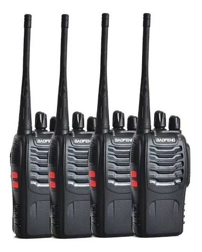 Kit X 4 Handy Baofeng Bf-999s Bateria Recargable 4 Aparatos 