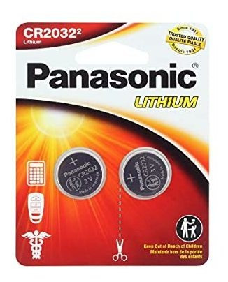 Uno Panasonic (1) Twin Pack (2 Baterías) Cell Coin Crcr2032 