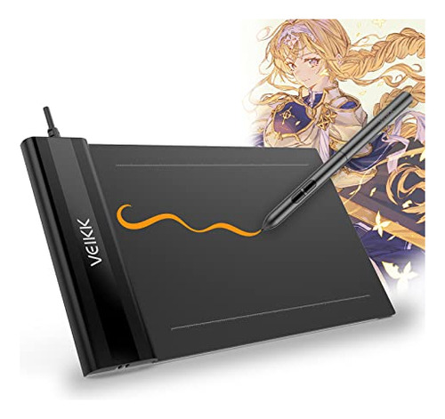 Tabletas De Dibujo Gráfico Veikk S640 -2022 Ultradelgadas De