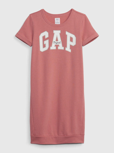 Vestido Niña Gap Logo Rosa