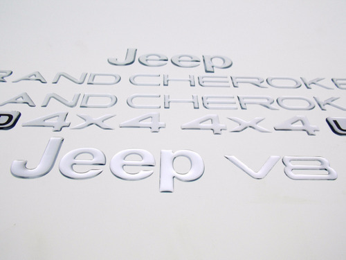 Emblemas Jeep Grand Cherokee Limited, Resina Americana.  Foto 3