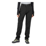 Pantalon Termico Impermeable Softshell Con Micropolar Mujer