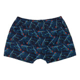 Sunga Praia Boxer Infantil Menino Esqueleto Dino Preto