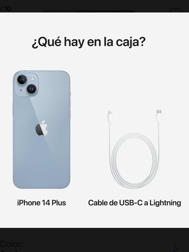 iPhone 14 Plus 128 Gb Azul Celeste