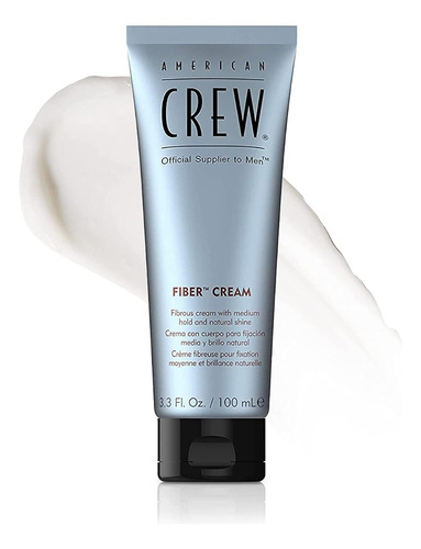 Crema De Fibra Para Hombre De American Crew, Como Gel Para E