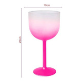 Taças Gin 450ml Degradê 3 Unidades Pers. Nome A Nome Cor Rosa-degrade