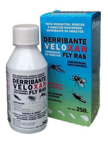 Veloxan Insecticida Derribante Insectos Concentrado 250cc