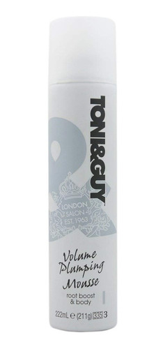 Mousse Volume Plumping Root Boost & Body Toni&guy 222ml