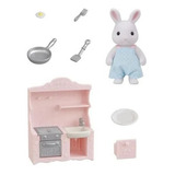 Sylvanian Families Conjunto Cozinha Papai Coelho Neve 5678