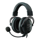 Auriculares Gamer Inalámbricos Hyperx Cloud Ii Khx-hscp Gun Metal Con Luz Led