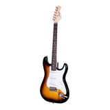 Guitarra Electrica Parquer Stratocaster Sunburst Con Funda