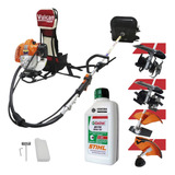 Roçadeira Multifuncional À Gasolina Vulcan 2t + Óleo Stihl