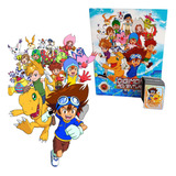 Álbum Digimon Adventure + Todas Sus Láminas A Pegar