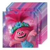 Servilletas De Papel Para Almuerzo Trolls World Tour, 6,5 Un