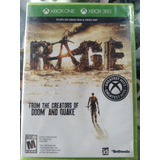 Rage Xbox 360 Xbox One Sellado