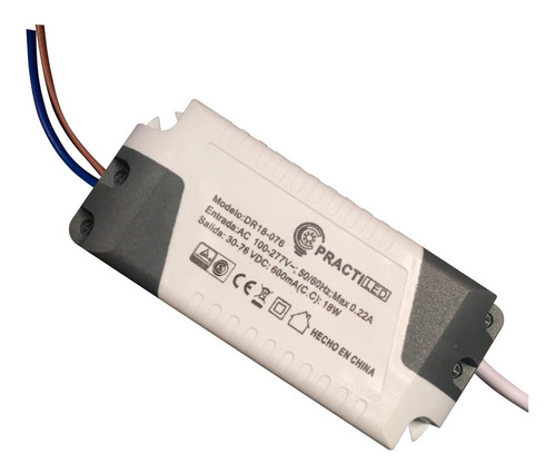 Driver Para Panel Led 18w De Embutir O Exterior Gtia