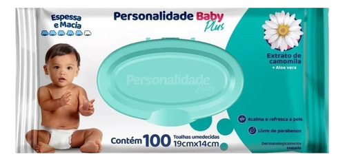 Toalha Umedecida Personalidade Baby Plus 100un - Eurofral