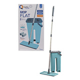 Rodo Flat Mop E Balde Lava E Seca Com 2 Refil Profissional