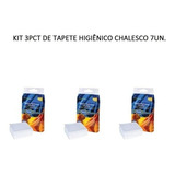 Kit 3 Tapete Higiênico P/ Caes Chalesco 7 Unidades Promoção