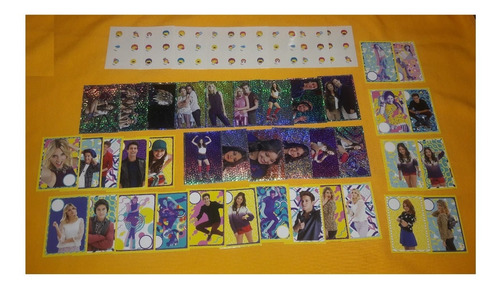 Soy Luna Album Panini Lote 45 Estampas Especiales Diferentes