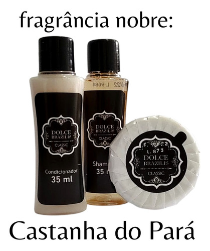 50 Kits Sabonete Shampoo E Condicionador 35 Ml Hotel Airbnb