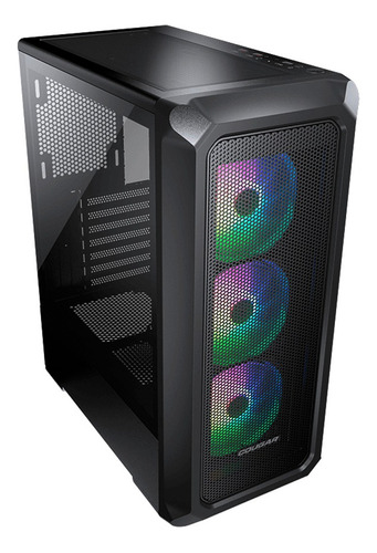 Gabinete Cougar Archon 2 Mesh Rgb Negro Atx 3 Ventiladores