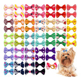 Pet Dog Hair Bowknot Yorkshire Girls Topknot Bandas De ...